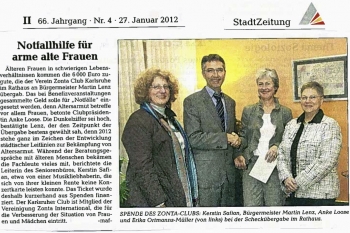 Stadtzeitung, 27.01.2012